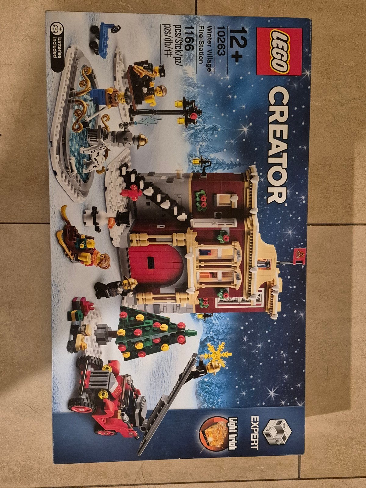 LEGO Creator Expert 10263 Winter Village Brandweerkazerne, Lego, Nieuw, Ophalen of Verzenden, Inclusief instructies