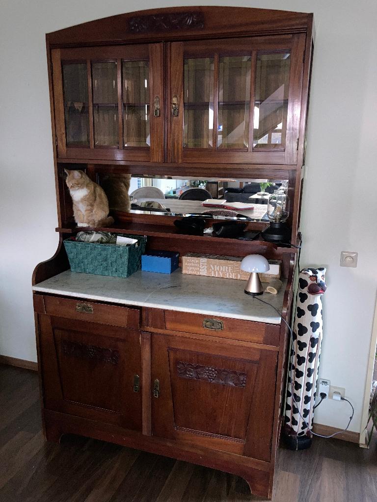 Oude buffetkast, Ophalen, Gebruikt, 100 tot 150 cm, 200 cm of meer