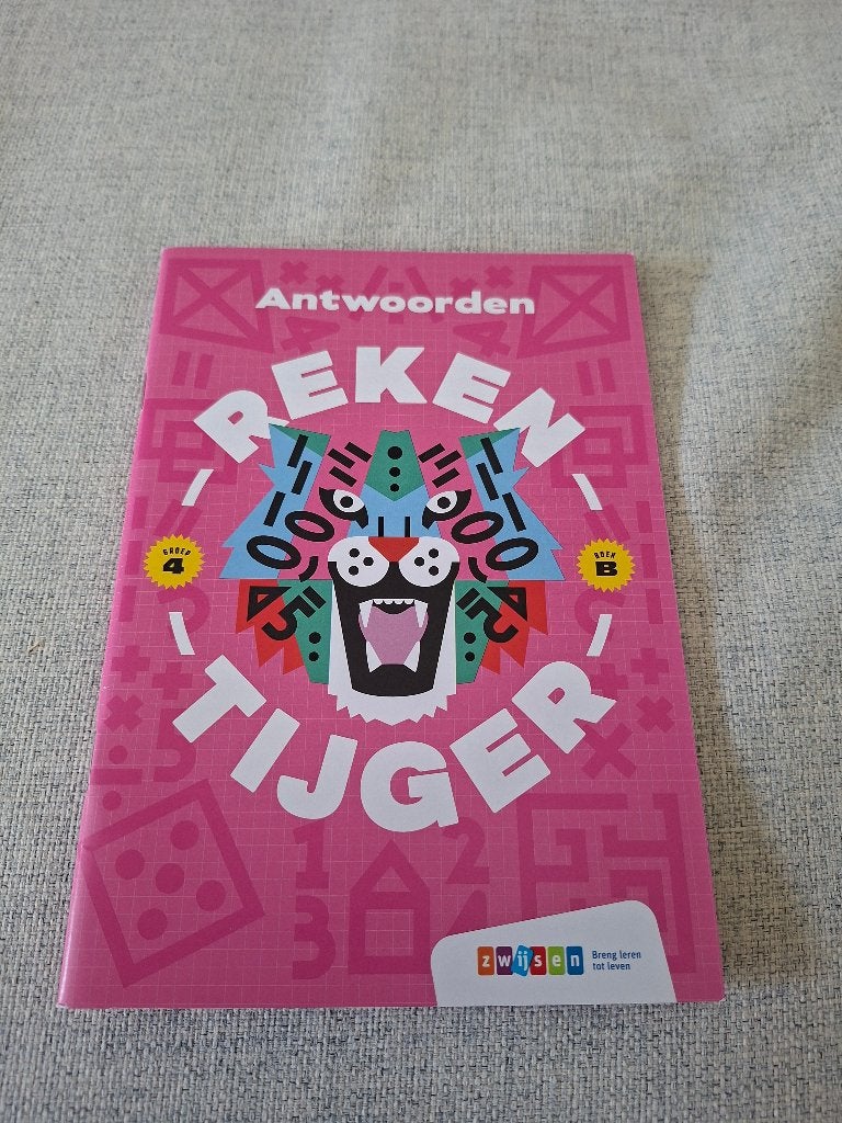 Rekentijger Antwoorden B Groep 4, Ophalen of Verzenden, Zo goed als nieuw, Overige niveaus, Nederlands