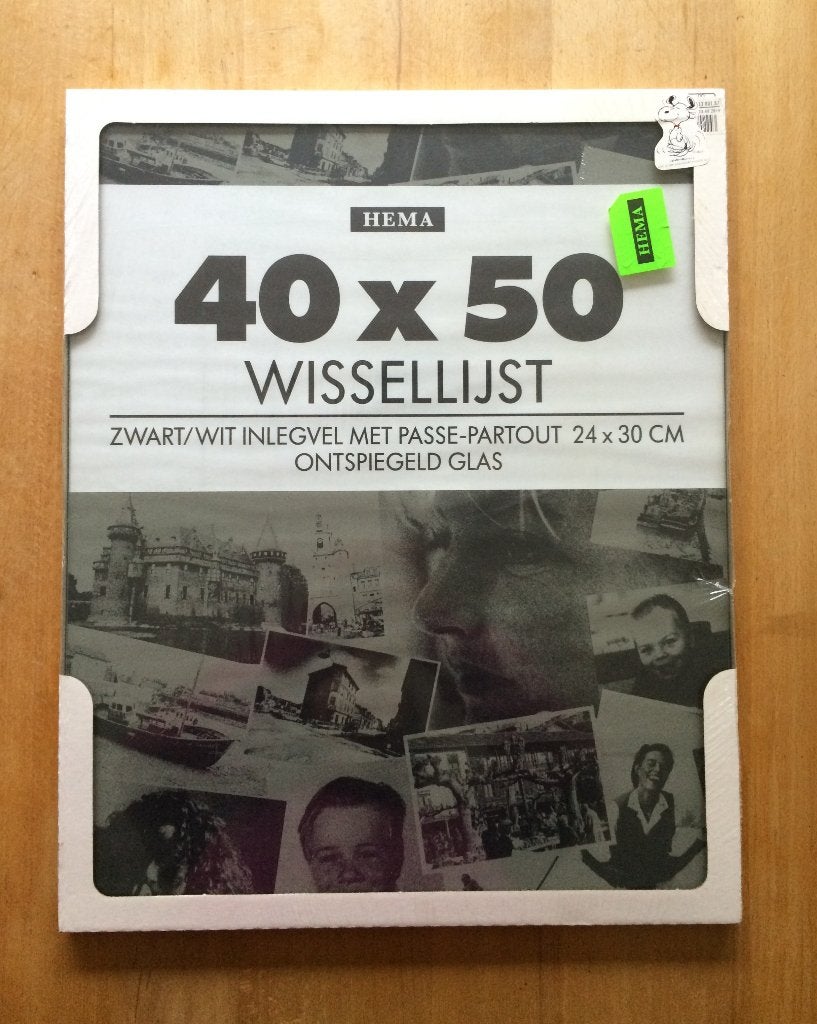 wissellijst (Nieuw), 50 cm, Nieuw, Ophalen of Verzenden, Glas