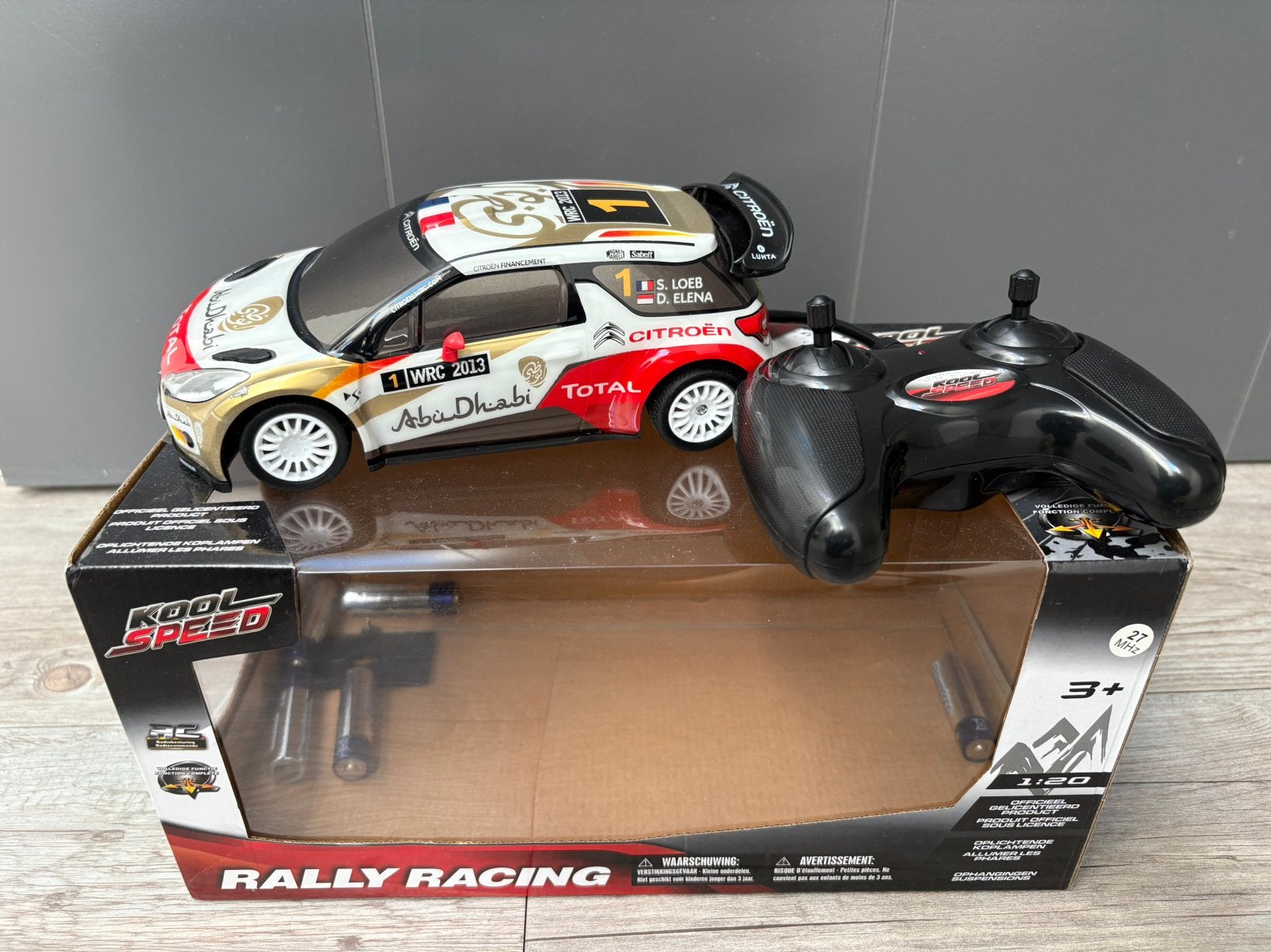 Rally racing speelgoed auto, Verzenden, Zo goed als nieuw