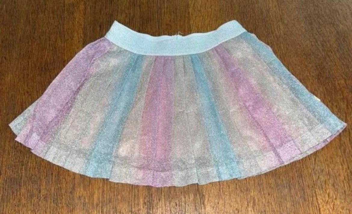 Rok mt 92 rokje met glitters pasteltint, Ophalen of Verzenden, Zo goed als nieuw, Meisje, Jurk of Rok