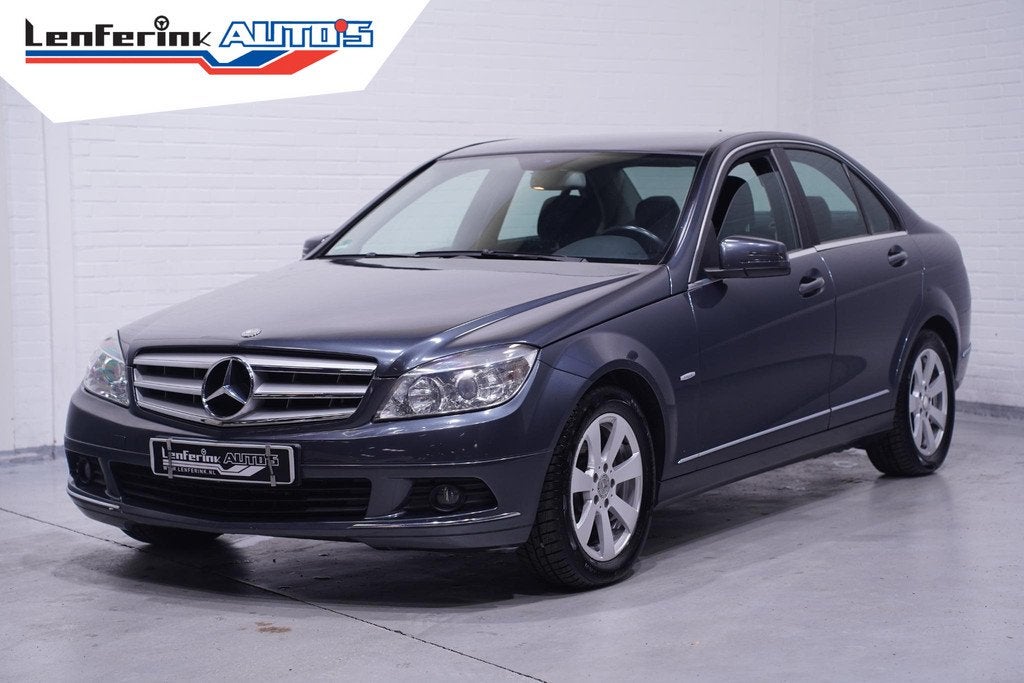 Mercedes-Benz C-klasse c 200 cdi navigatie trekhaak climate-, Auto's, Mercedes-Benz, Gebruikt, 4 cilinders, Bedrijf, 1405 kg