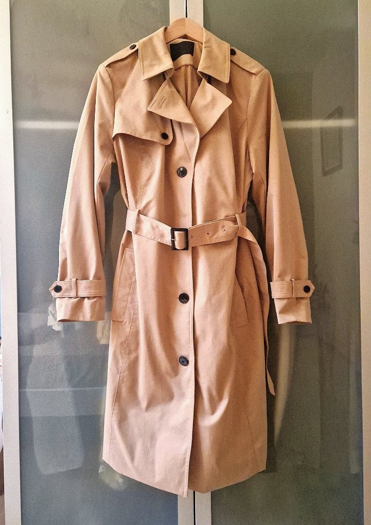 C&A trenchcoat beige nieuw maat 42/44, Verzenden, Beige, Maat 42/44 (L), Nieuw