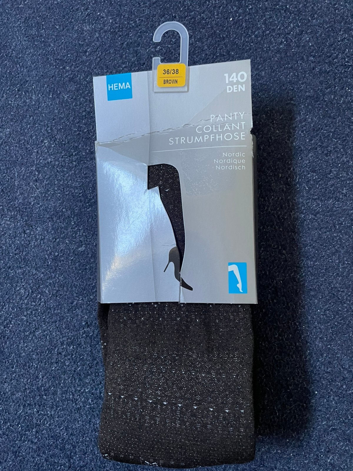 Panty voor de koude dagen., Maat 36/38 (S), Bruin, Verzenden, Nieuw
