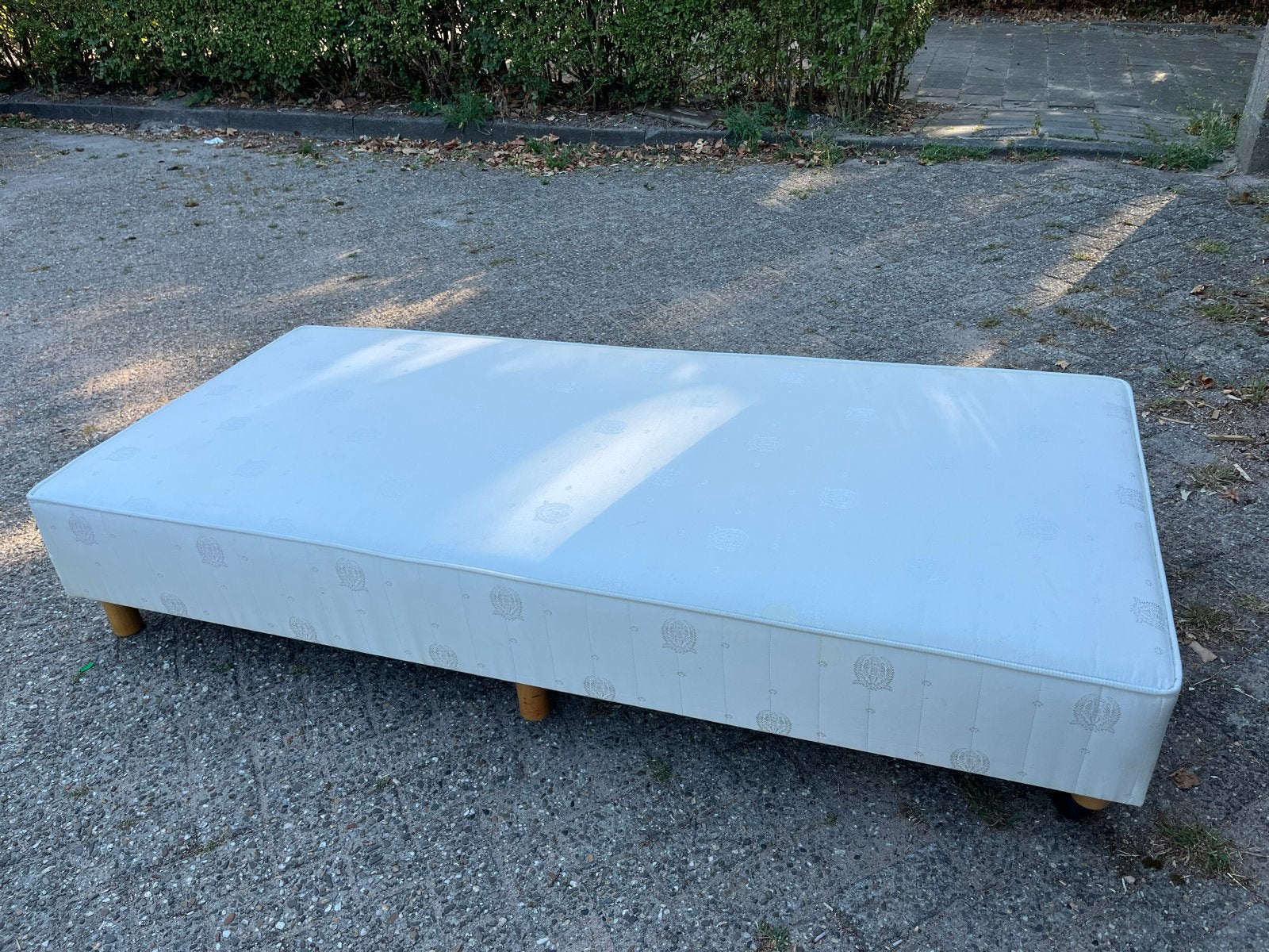 Eenpersoons boxspring 90x180 cm - Ophalen in Haarlem, Ophalen, Gebruikt, 90 cm, Eenpersoons