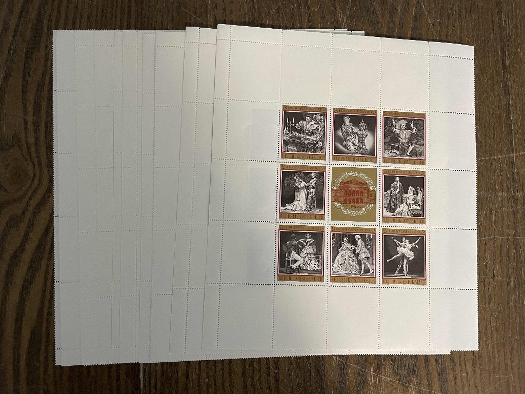 oude postzegels Oostenrijk 10 x vel postfris, Ophalen of Verzenden, Postfris