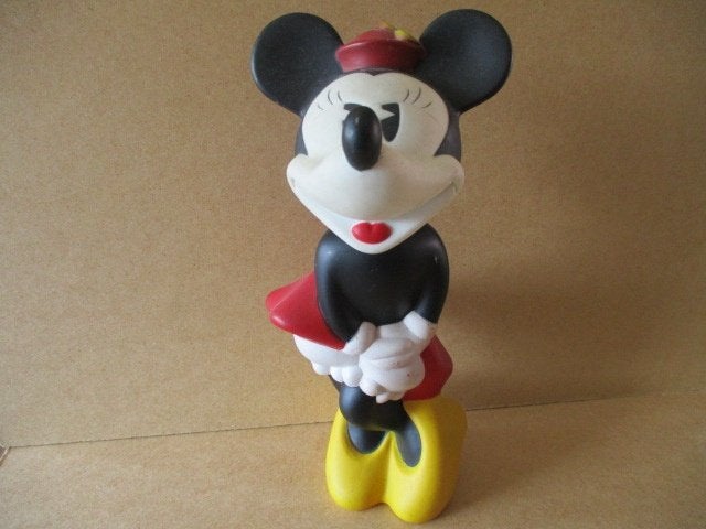 adv10190 minnie mouse douchegel figuur, Verzamelen, Disney, Ophalen, Mickey Mouse, Gebruikt, Beeldje of Figuurtje