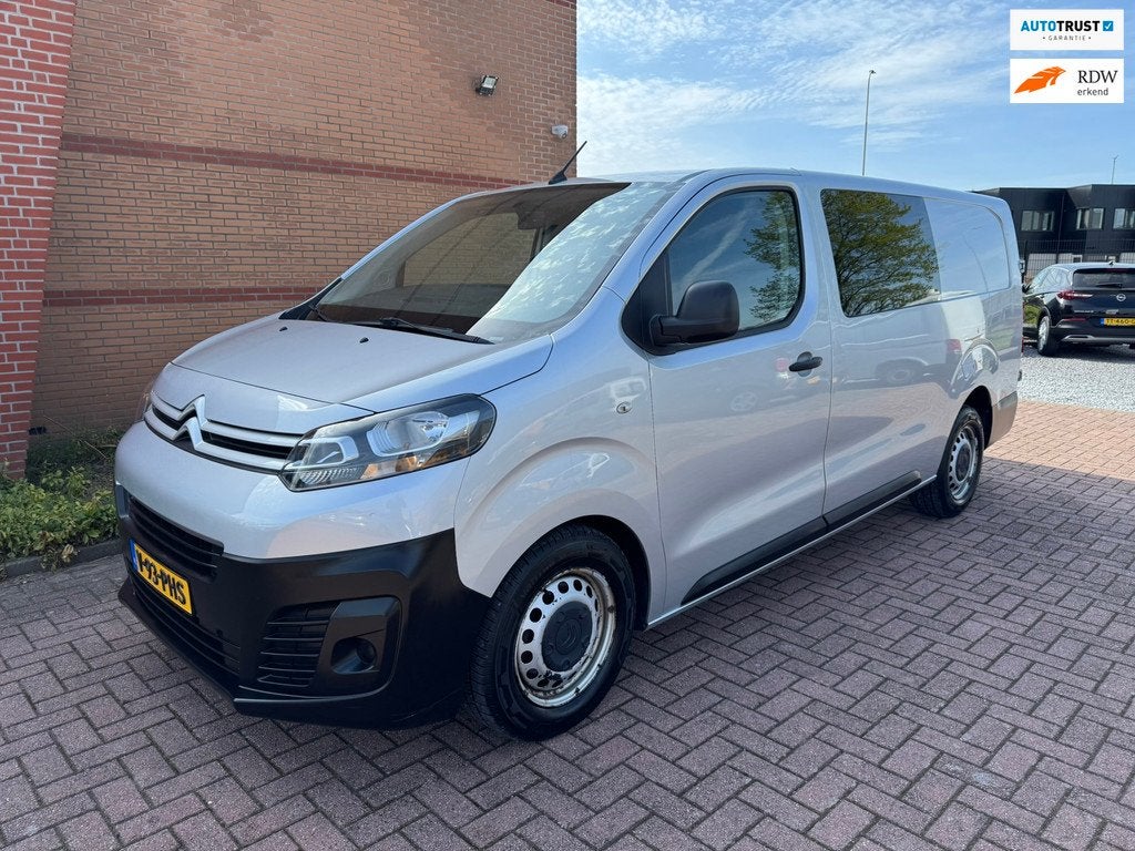 Citroen JUMPY 2.0 BlueHDI 120 Comfort XL DC S&S 5 pers Euro, Voorwielaandrijving, Stof, Gebruikt, Citroën