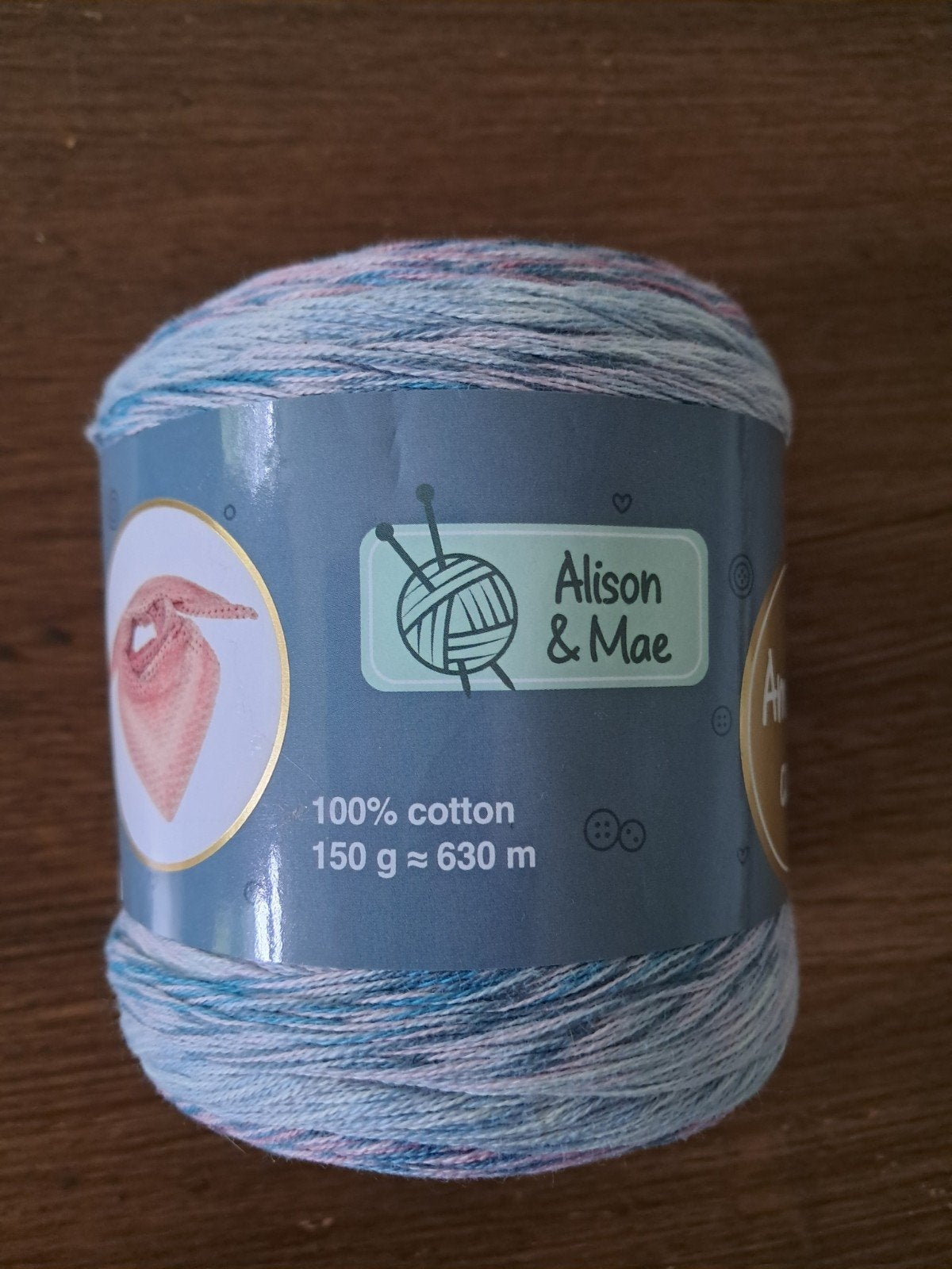 3 x 150 gr katoen Alison & Mae, Ophalen of Verzenden, Nieuw, Breien of Haken, Wol of Garen