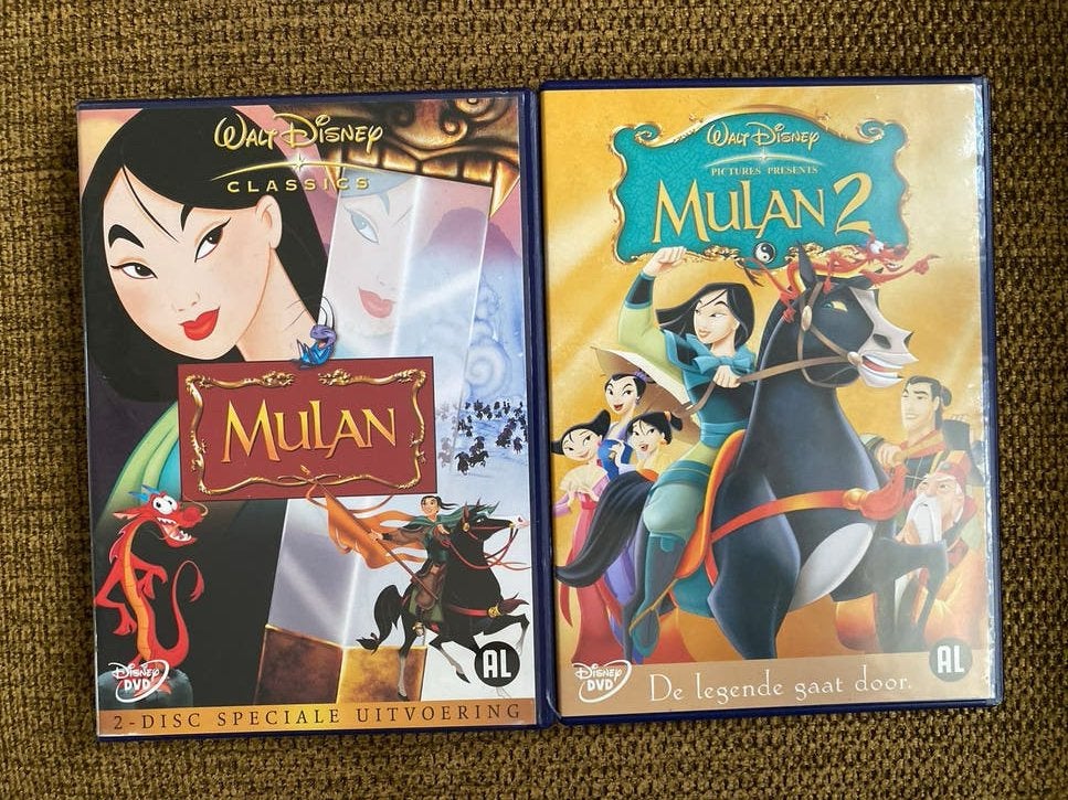 Mulan 1 & 2 DVD Boxset - Disney Classics, Bonusmateriaal, Animatie, Nederlands, Zo goed als nieuw