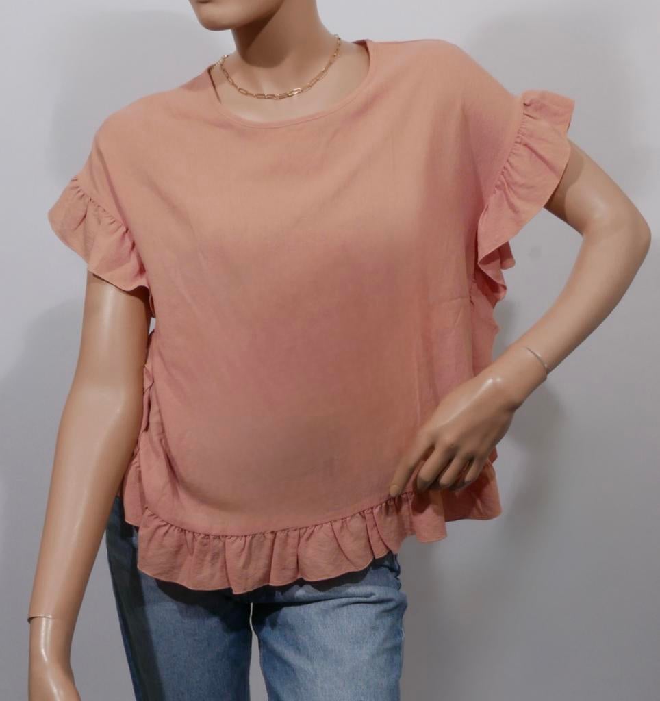 ESSENTIEL ANTWERP roze top maat 34 ZGAN, Kleding | Dames, Ophalen of Verzenden, Zo goed als nieuw, Korte mouw, Roze
