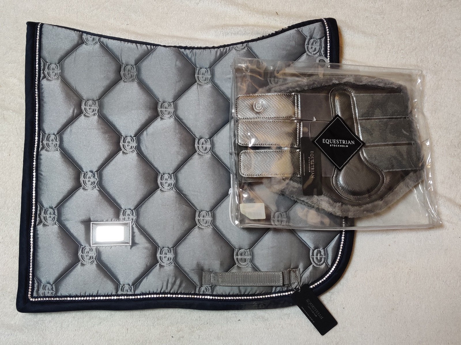 Equestrian Stockholm Crystal Grey full dressuur, Full (L), Dressuurdekje, Equestrian Stockholm, Nieuw