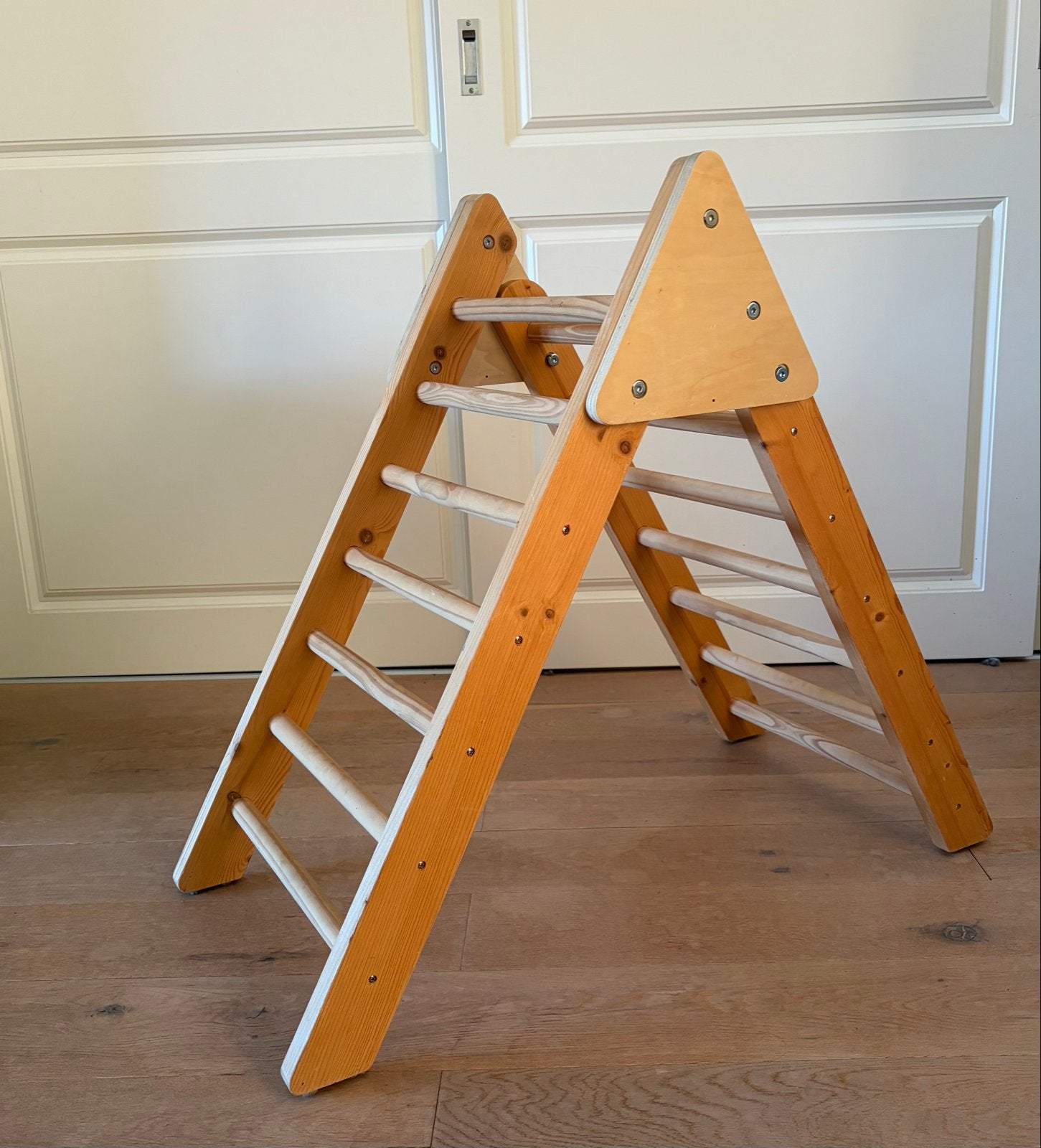 Houten Klimrek Montessori, Ophalen, Zo goed als nieuw, Klimwand