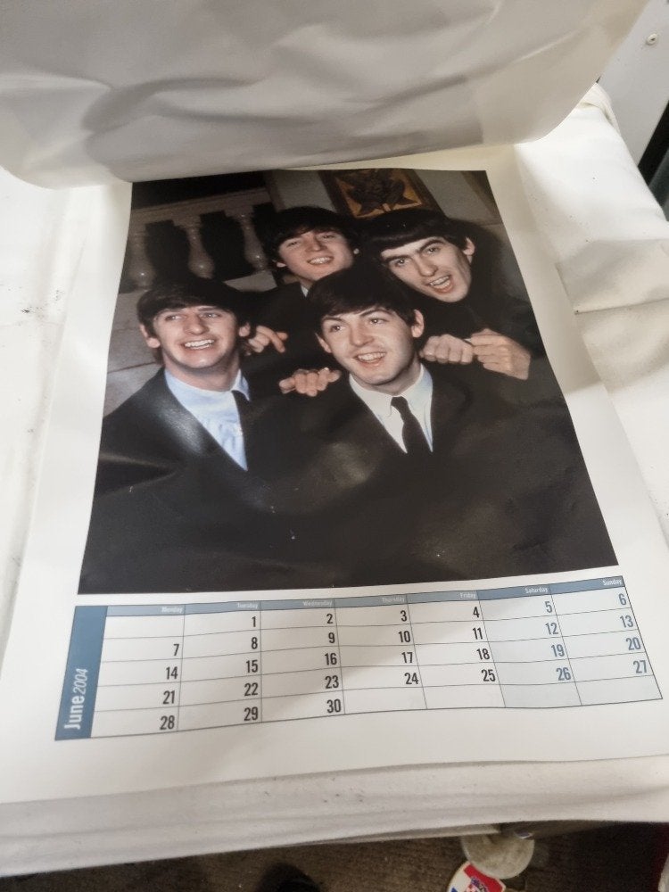 kalender beatles 2004 unofficail, Ophalen of Verzenden, 'T Olde Gre-j, Info@toldegrej.nl, Endepoelstraat 20f Didam
