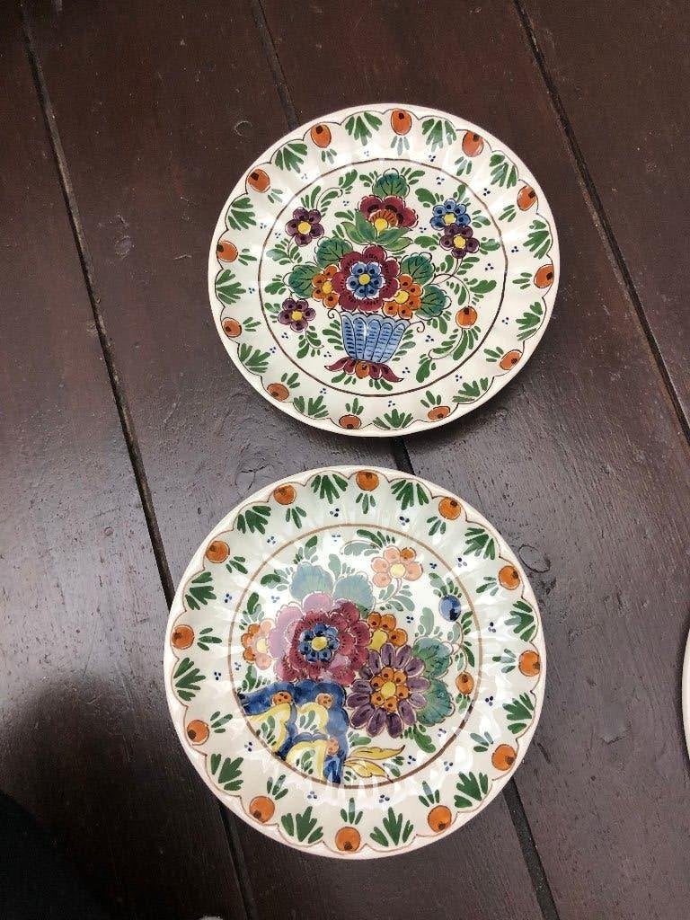 kleurrijke wandborden, Antiek en Kunst, Ophalen