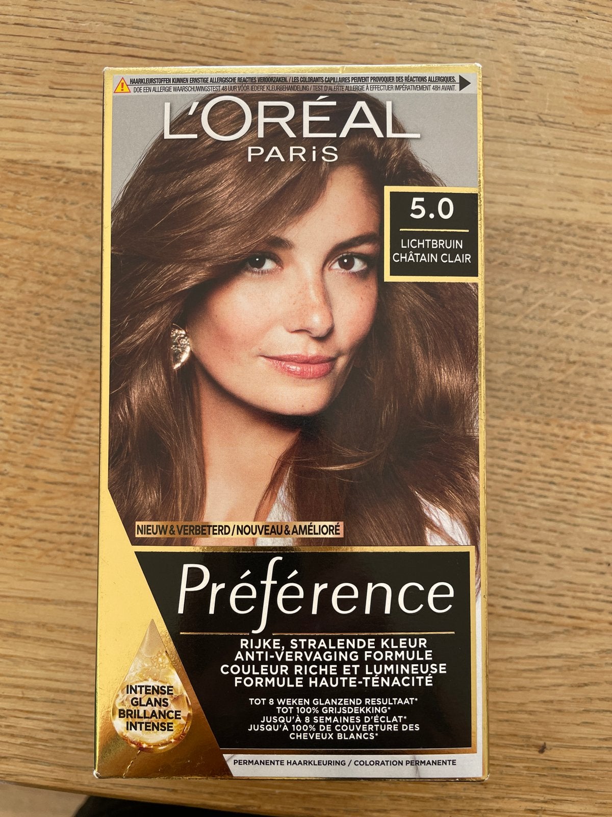 L'Oréal Préférence Permanente Haarkleuring 5.0 Lichtbruin, Ophalen, Nieuw, Overige typen