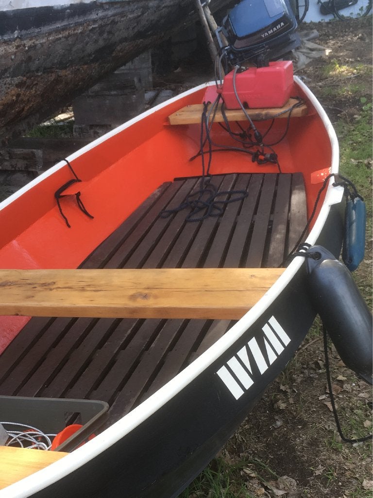 Stalen vlet / sfeervol grachtenbootje met motor - vaarklaar!, Watersport en Boten, Ophalen, Gebruikt