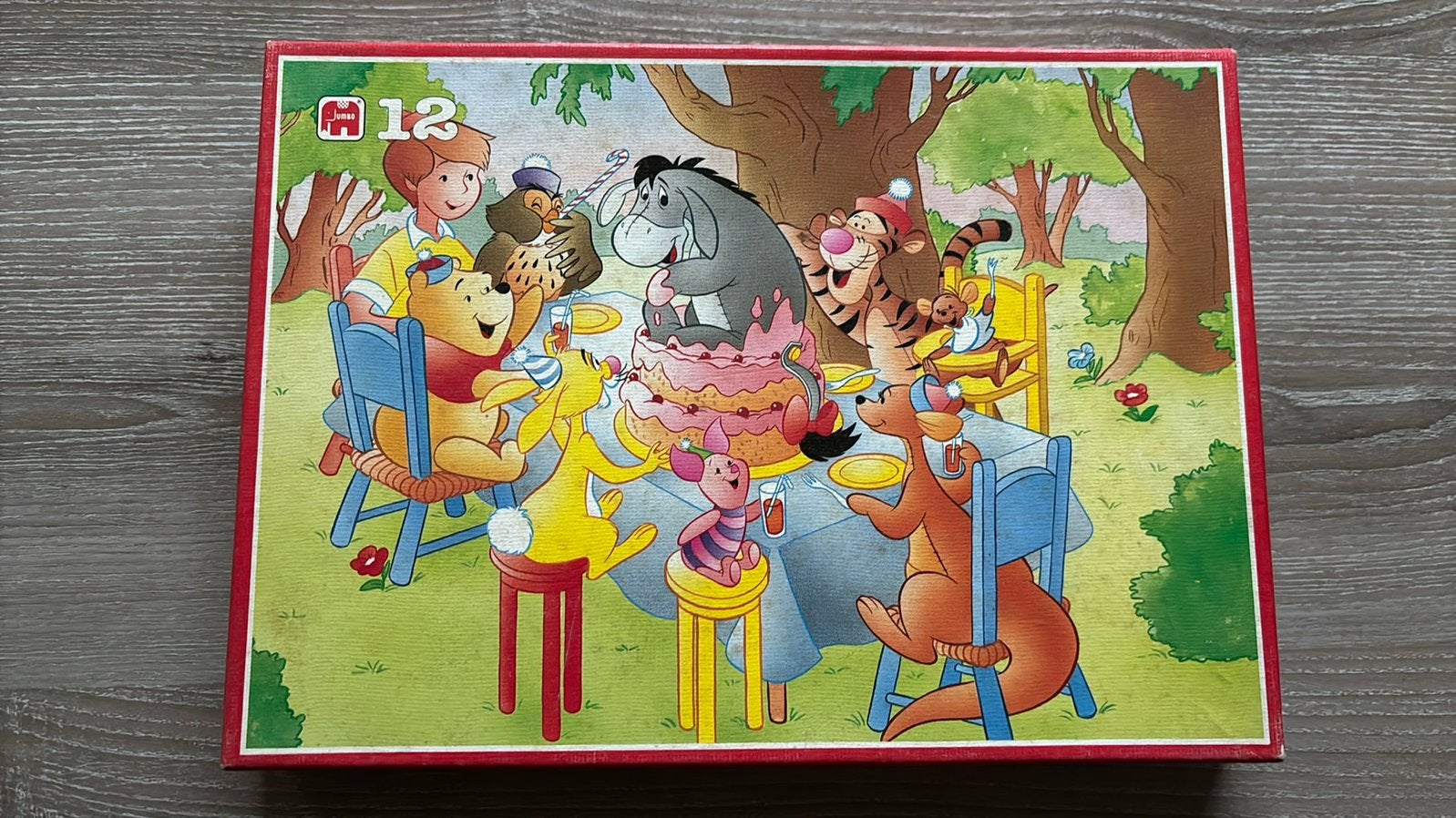 Disney Winnie the Pooh puzzel 12stukjes merk jumbo, Verzamelen, Ophalen of Verzenden, Winnie de Poeh of vrienden, Zo goed als nieuw