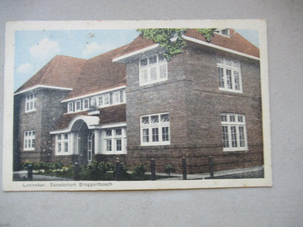 Lonneker - Enschede - Sanatorium Bruggertbosch, Ophalen of Verzenden, 1920 tot 1940, Ongelopen, Overijssel