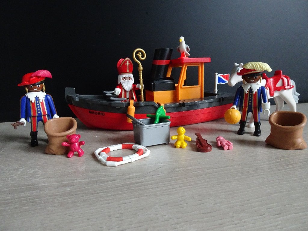 Playmobil Stoomboot van Sinterklaas, Gebruikt, Complete set, Overige typen, Ophalen of Verzenden