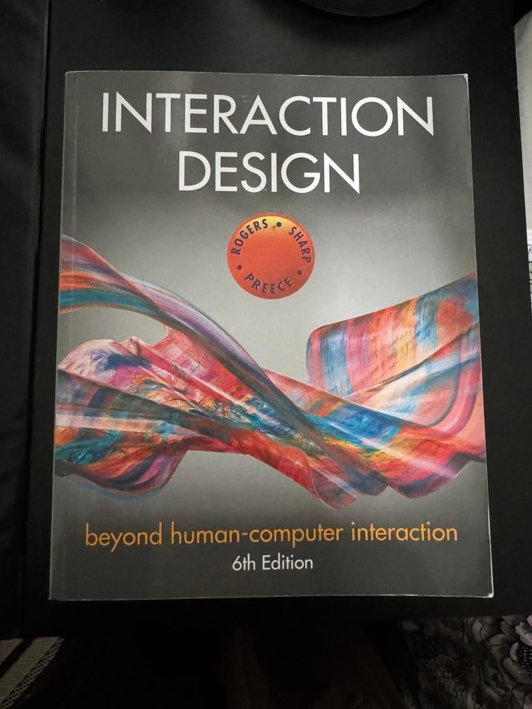 Interaction Design 6e editie, Ophalen of Verzenden, Beta, Gelezen, WO