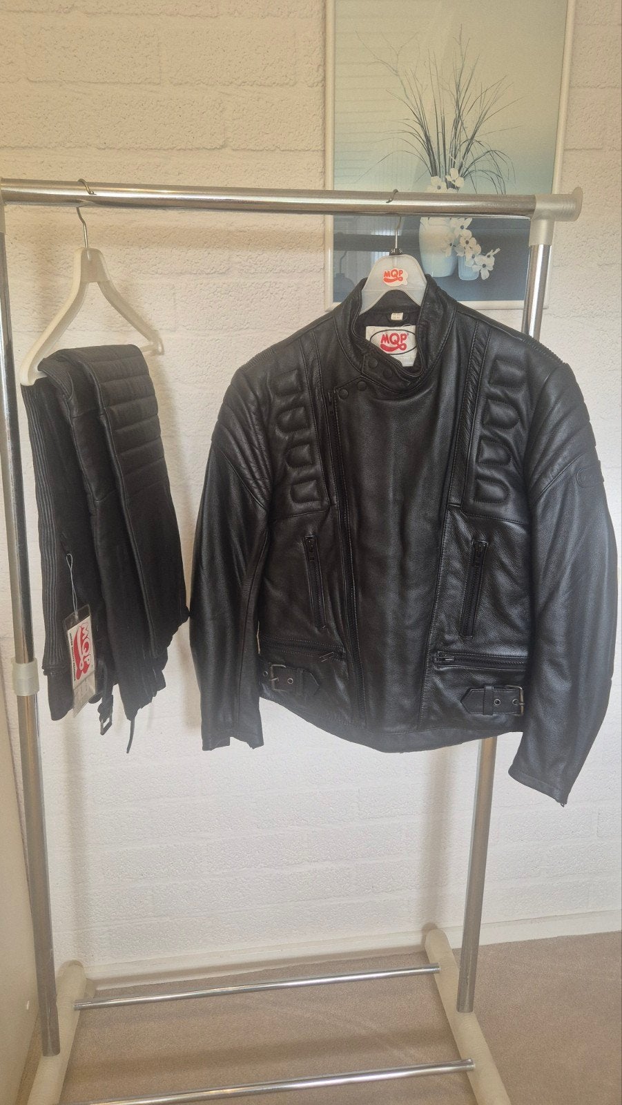 MQP Leren Motorpak (Jas en Broek) - Nieuw met kaartje, Ophalen of Verzenden, Nieuw met kaartje, Heren, Combipak