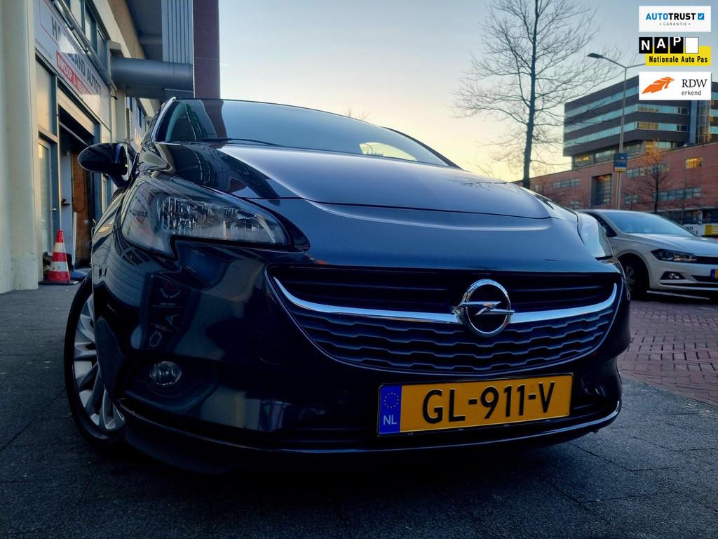 Opel Corsa 1.0 Turbo Edition 5drs Navi Park.Sens, Auto's, Voorwielaandrijving, Gebruikt, Euro 6, Origineel Nederlands