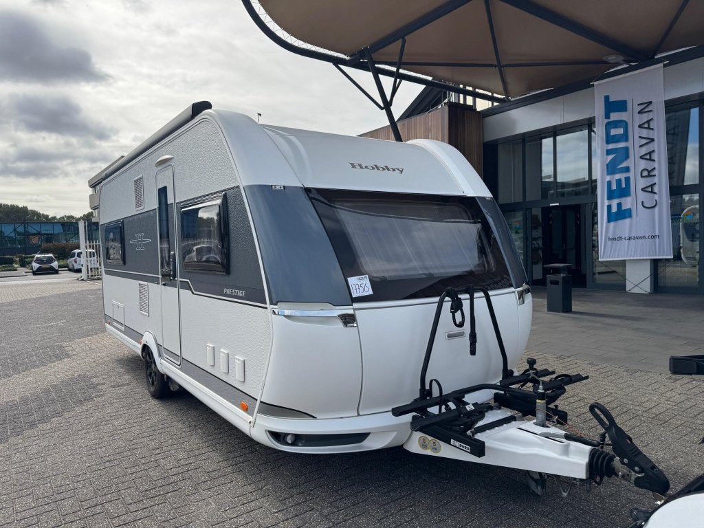 Hobby Prestige 540 FU 2019 Mover,Airco,Luifel!!, Standaardzit, Schokbreker, Bedrijf, 5 tot 6 meter