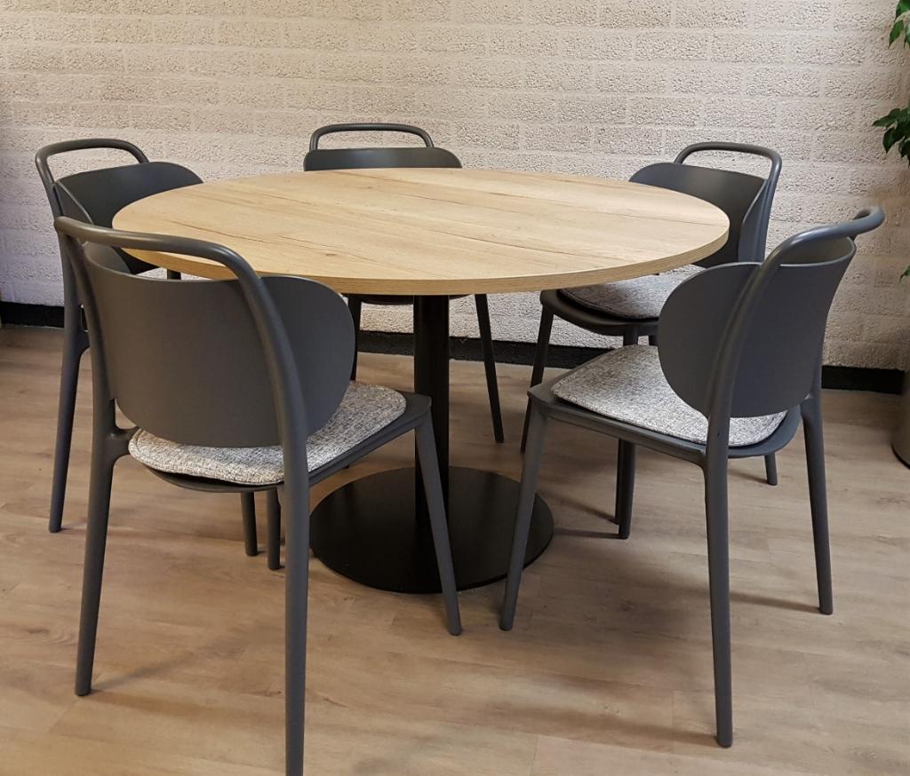 Ronde vergadertafel Raider 120cm - diverse kleuren leverbaar, Ophalen of Verzenden, Demontabel, Nieuw