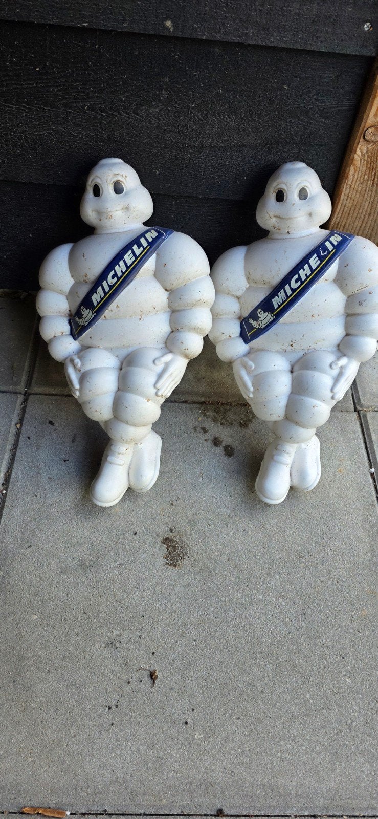 Set van 2 Michelin Bibendum beelden, Ophalen of Verzenden, Gebruikt