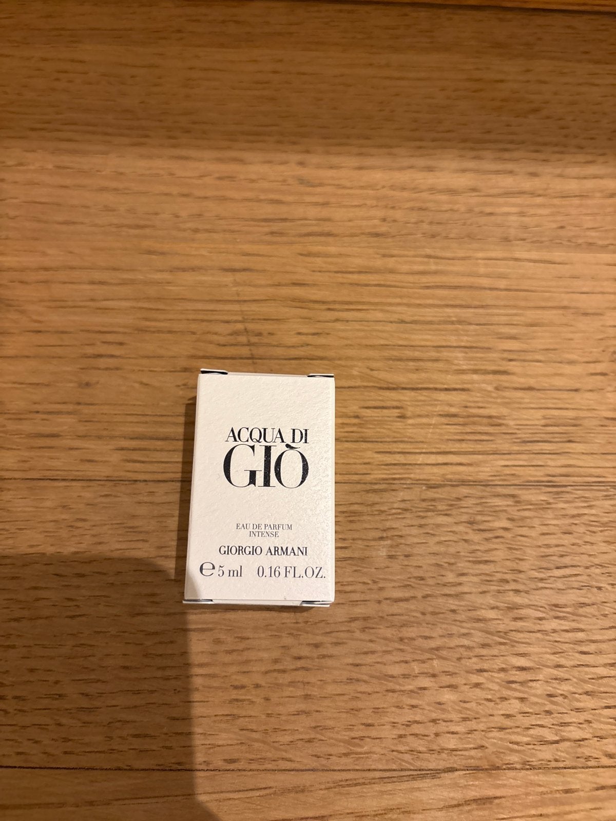 Giorgio Armani Acqua di Gio Eau de Parfum Intense 5ml, Ophalen of Verzenden, Nieuw