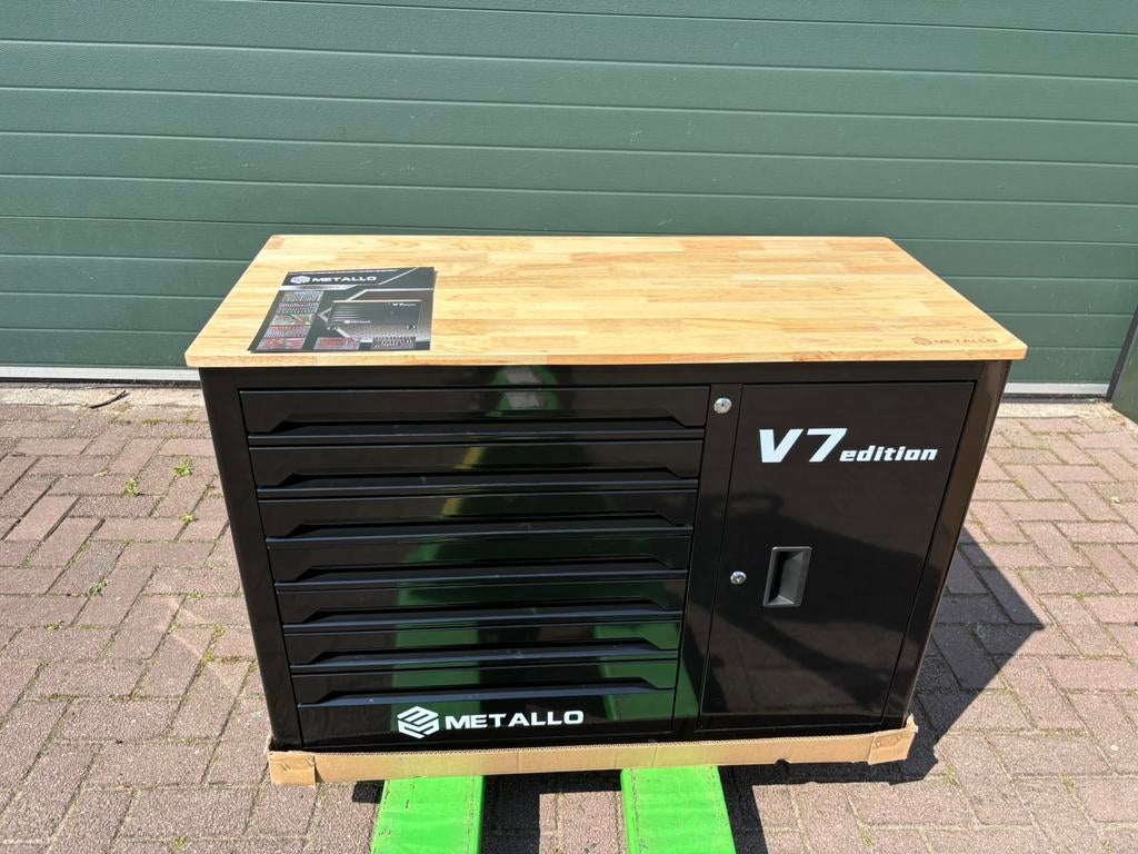 Metallo gereedschapswagen 7/7 gevuld, Auto diversen, Autogereedschap, Ophalen of Verzenden, Zo goed als nieuw