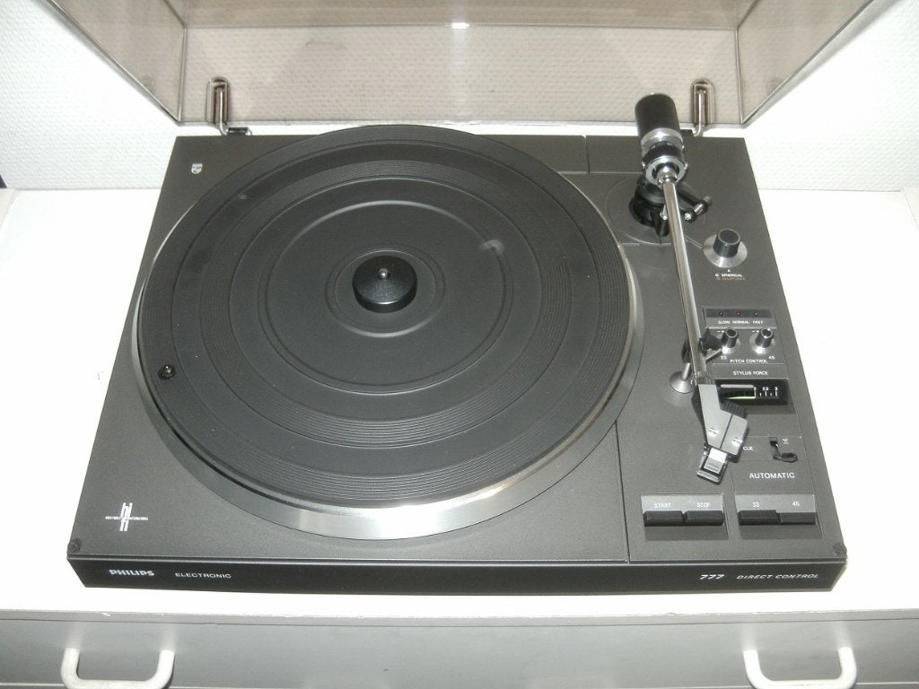 Philips platenspeler type 777 (22AF777), Ophalen, Philips, Platenspeler, Gebruikt