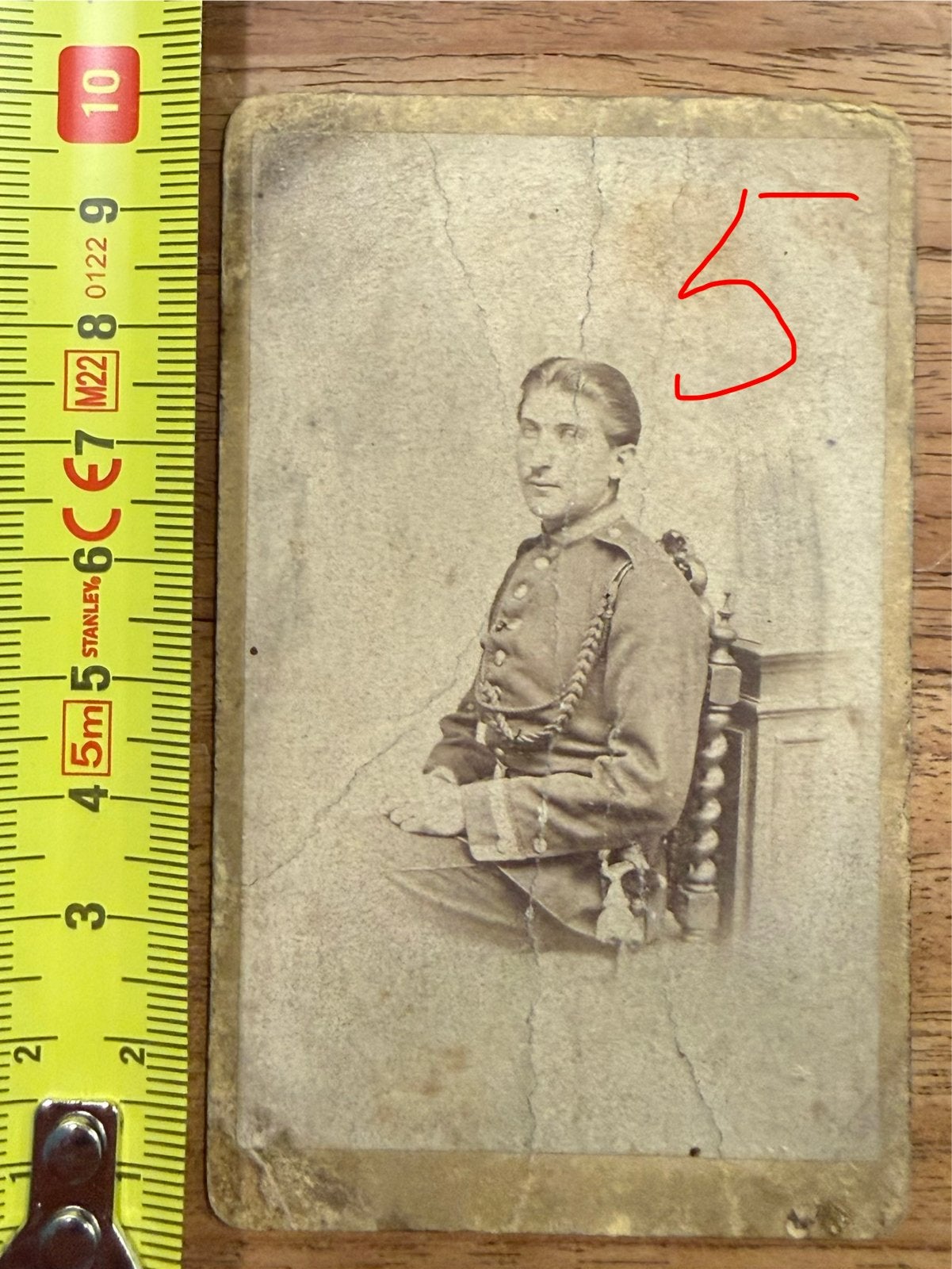 Oude foto Duitse soldaat in uniform met Schutzenschnur, Verzamelen, Foto's en Prenten, Gebruikt, Verzenden, Foto, Buitenland