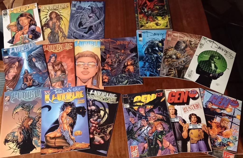 Comics, Witchblade, the Darkness, Gen 13, Spawn, Ophalen of Verzenden