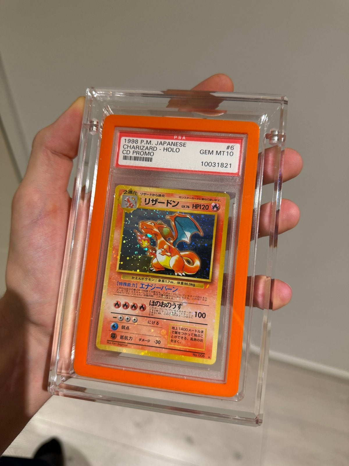 Acryl Display Case ( Geschikt voor PSA Slabs met Guard ), Ophalen of Verzenden, Nieuw, Losse kaart
