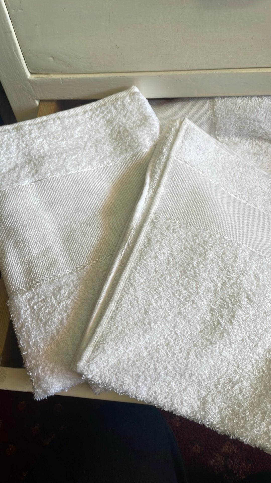 Handdoek met gastendoekje om te borduren, Ophalen of Verzenden, Nieuw, Borduurpakket