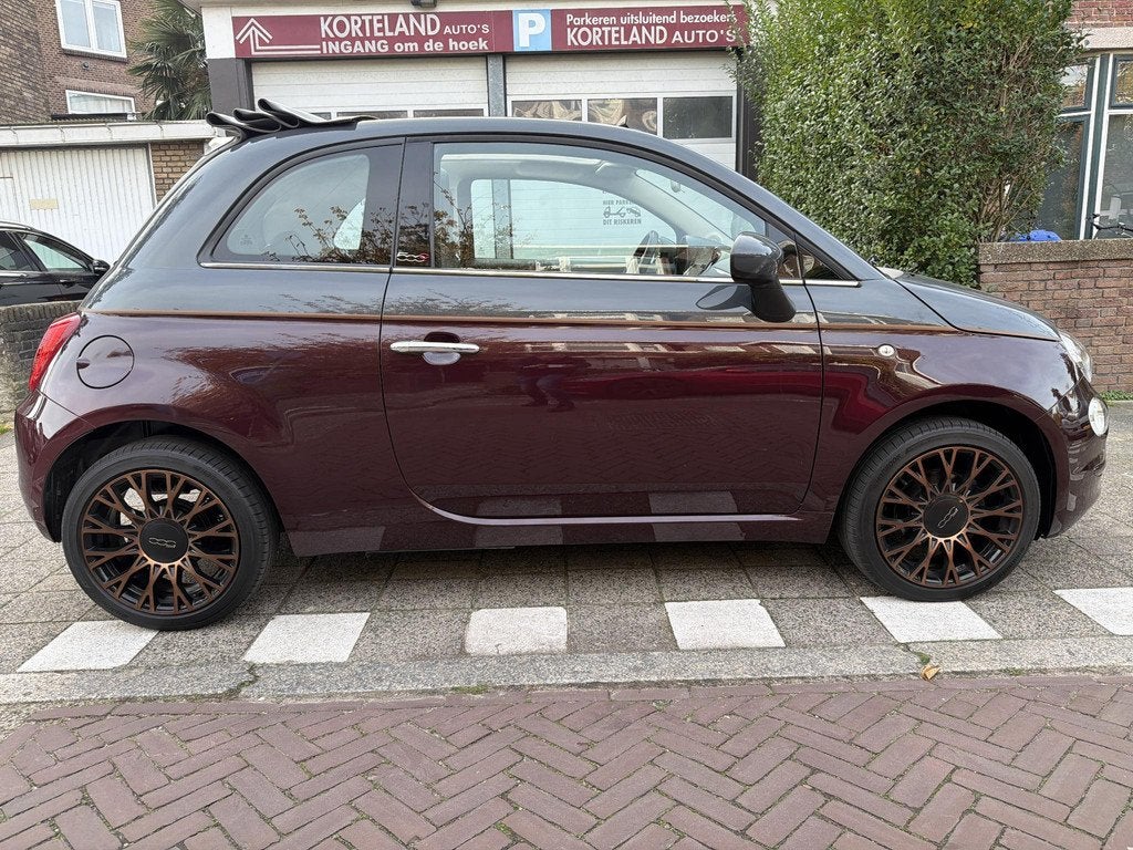 Fiat 500 1.2 Star Cabrio Navi Collezione, Auto's, Fiat, Voorwielaandrijving, Stof, Gebruikt, Met garantie (alle)