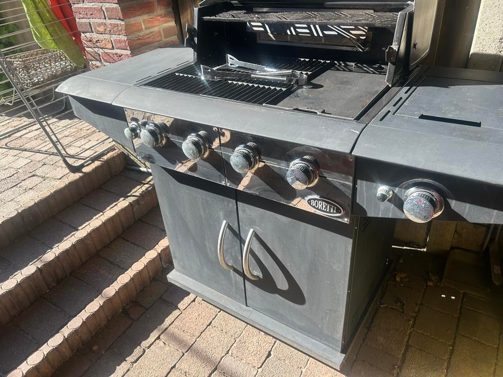 Boretti buitenkeuken met beschermhoes, Tuin en Terras, Buitenkeukens, Ophalen of Verzenden, Gebruikt, Gas