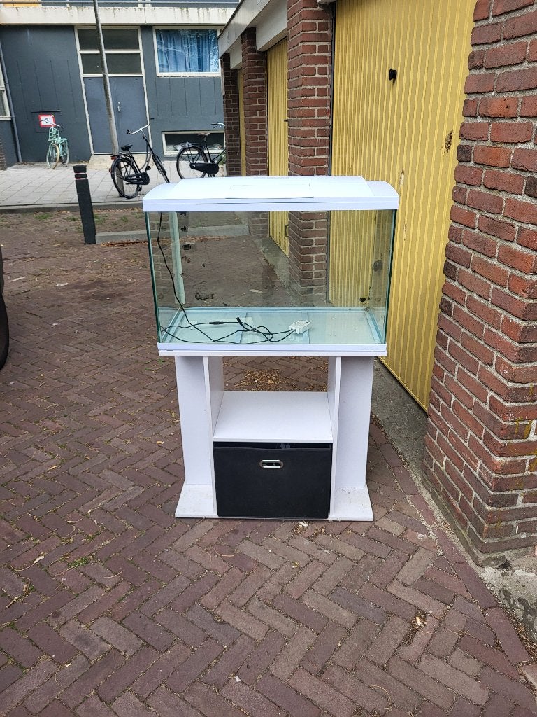 compleet superfisch 80x40x40 cm  aquarium te koop, Dieren en Toebehoren, Vissen | Aquaria en Toebehoren, Ophalen, Gebruikt, Leeg aquarium