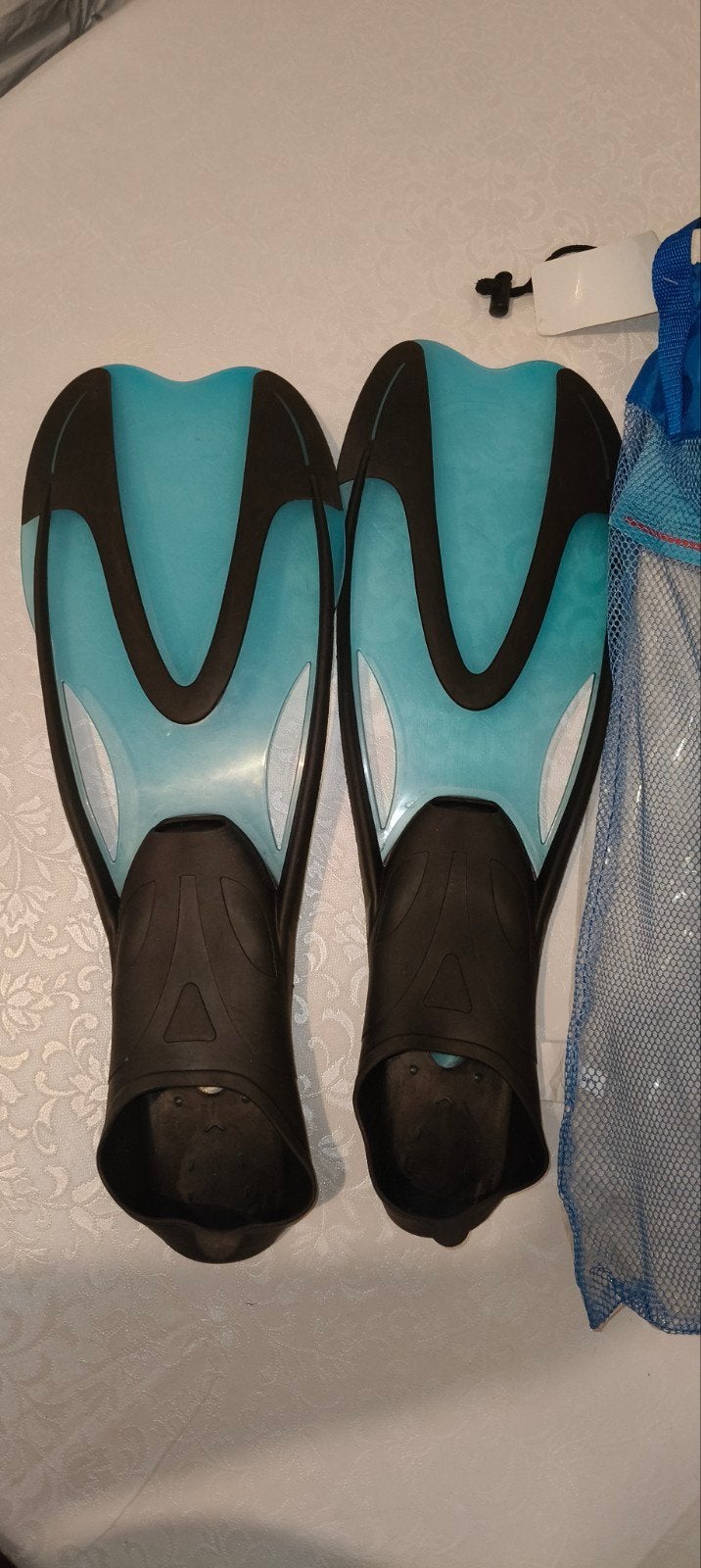 Sunray Zwemflippers Maat S (34/35) - Blauw/Zwart, Watersport en Boten, Zwem- of Duikvliezen, Sunray, Onbekend, Ophalen of Verzenden
