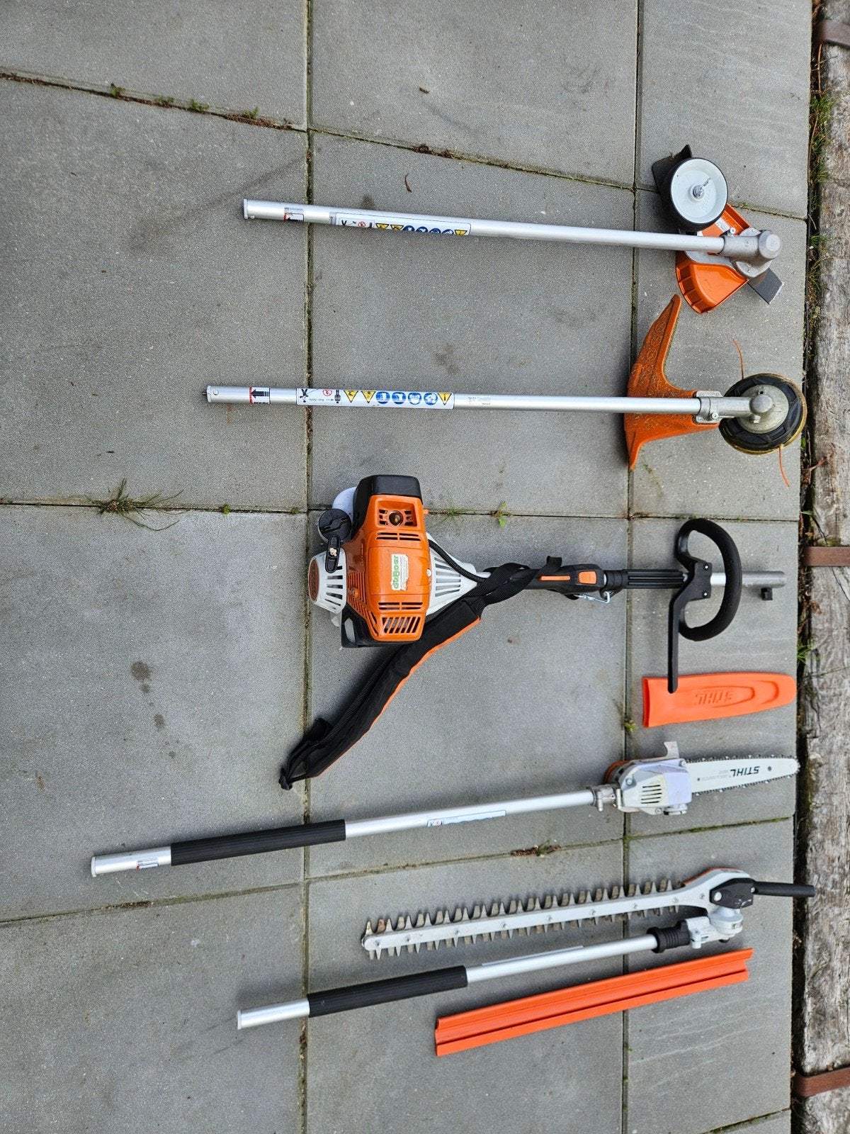 Stihl combiset - 7 maanden oud, maar zo goed als nieuw, Ophalen, Zo goed als nieuw, Overige soorten, Stihl