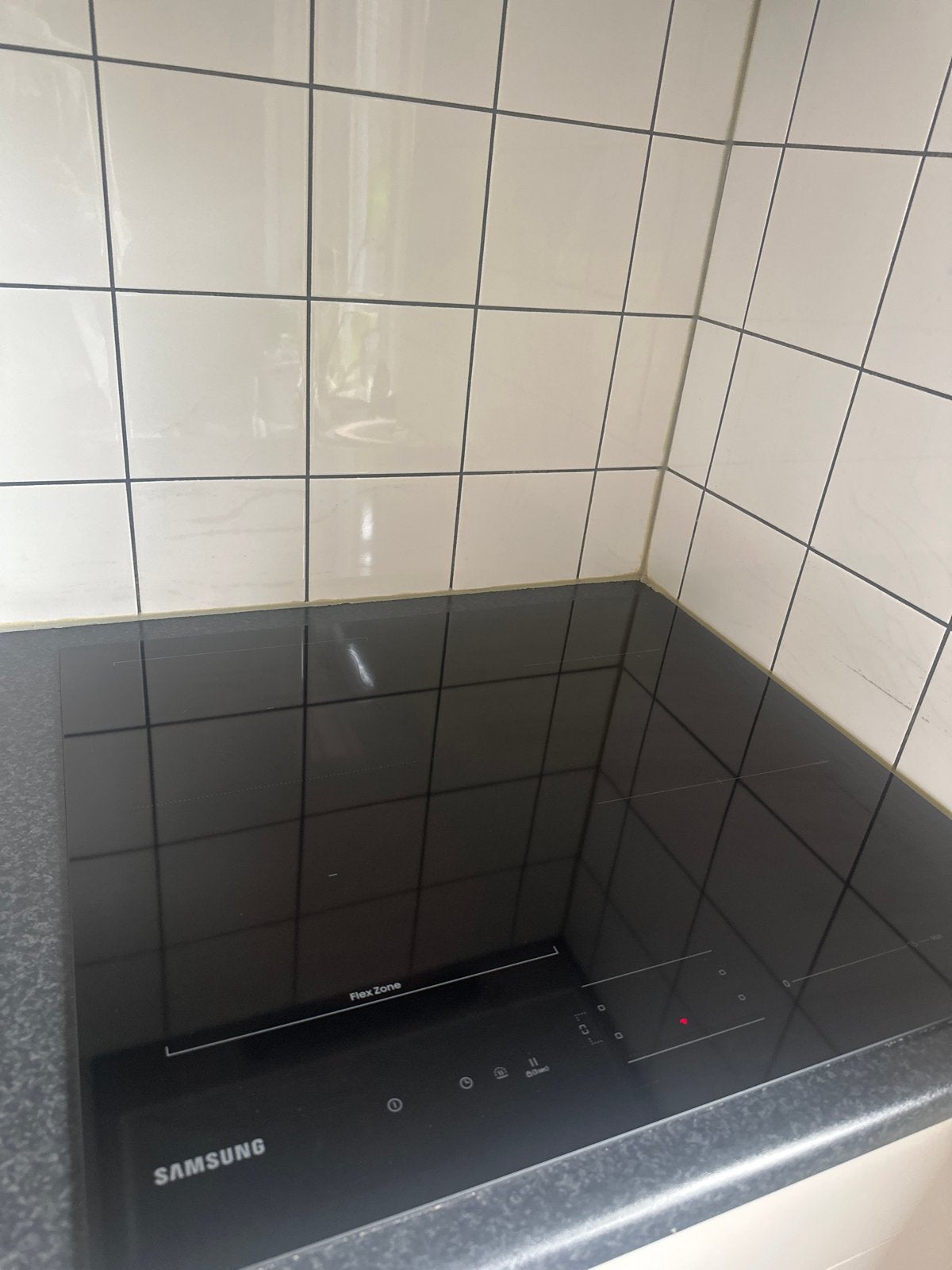 Samsung NZ64B5046FK/U1 Inductie kookplaat 3-fase met stekker, Ophalen, 4 kookzones, Zo goed als nieuw, Inbouw