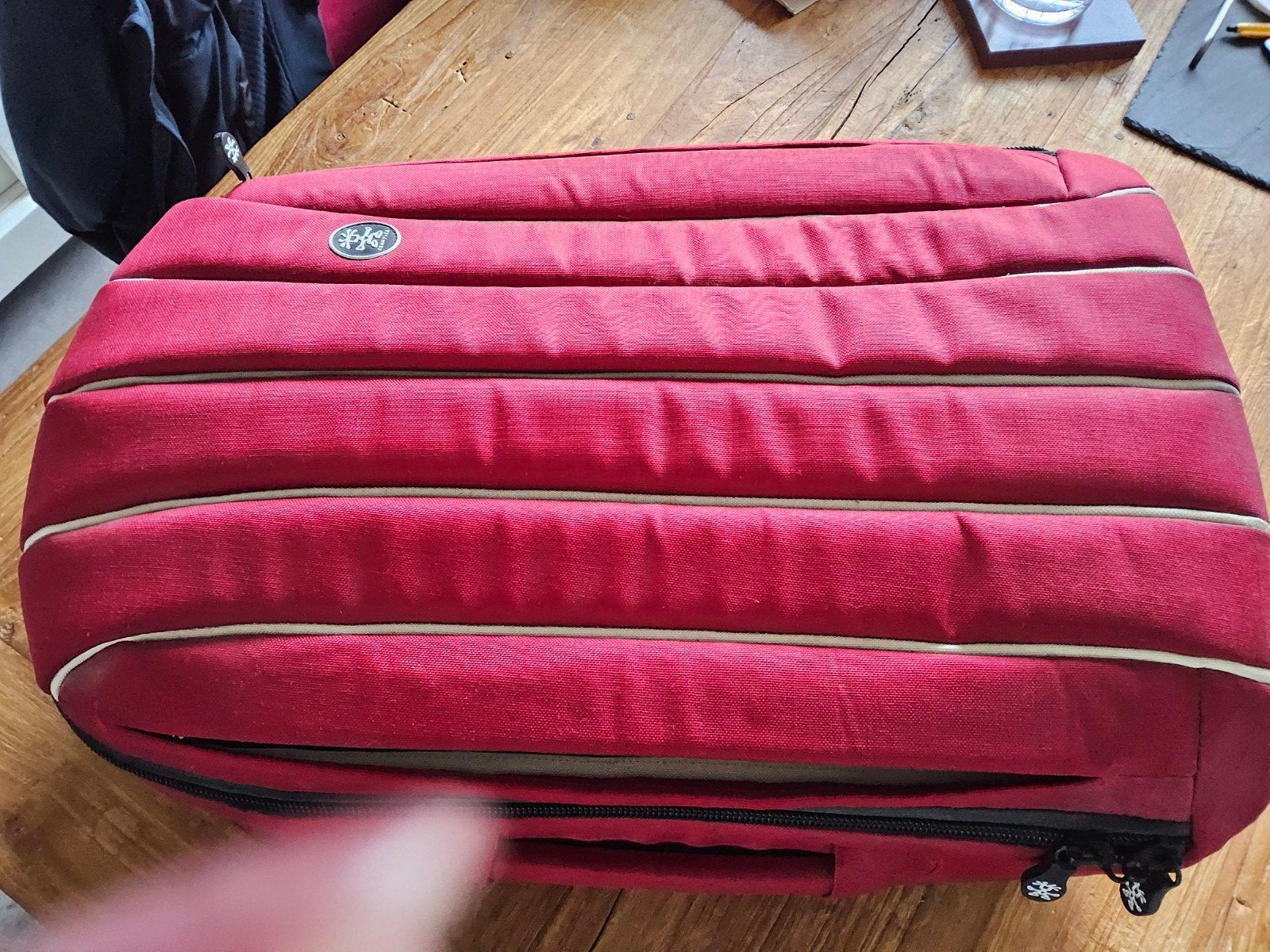foto trolley, Ophalen, Rood, Zo goed als nieuw, Gevoerd