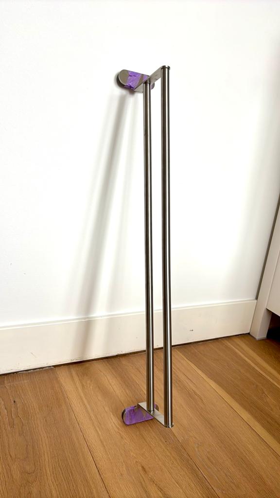 handdoekrek | towel rail, Ophalen of Verzenden, Zo goed als nieuw, Grijs, Handdoekenrek