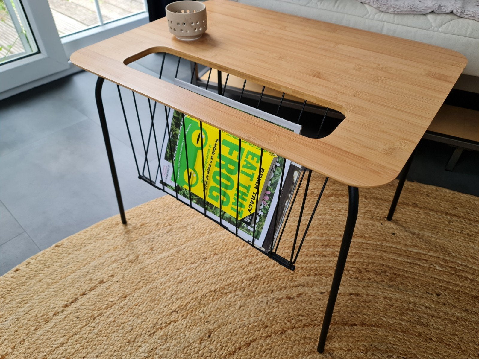 KONGERSLEV bijzettafel / laptoptabel JYSK, Ophalen, 50 tot 100 cm, Modern, Scandinavisch, Zo goed als nieuw