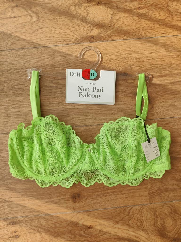 Kanten bh, maat 38 D, Verzenden, Groen, BH