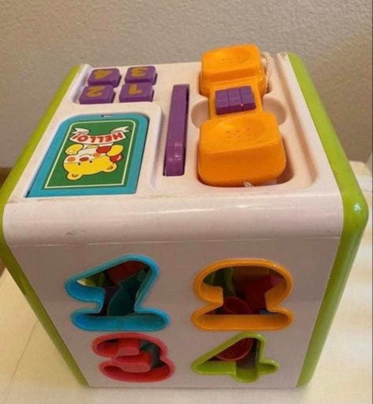 VTech baby Busy Play Puzzle Box mey vormen en cijfers, Ophalen of Verzenden, Zo goed als nieuw, Overige typen