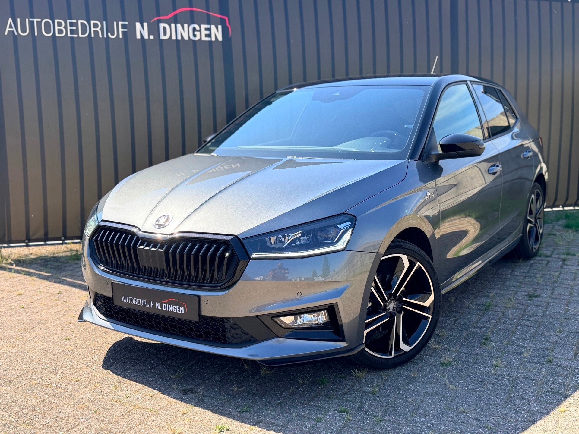 Skoda Fabia 1.0 TSI Monte Carlo led upgrade camera, Auto's, Skoda, Voorwielaandrijving, Gebruikt, Zwart, 116 pk